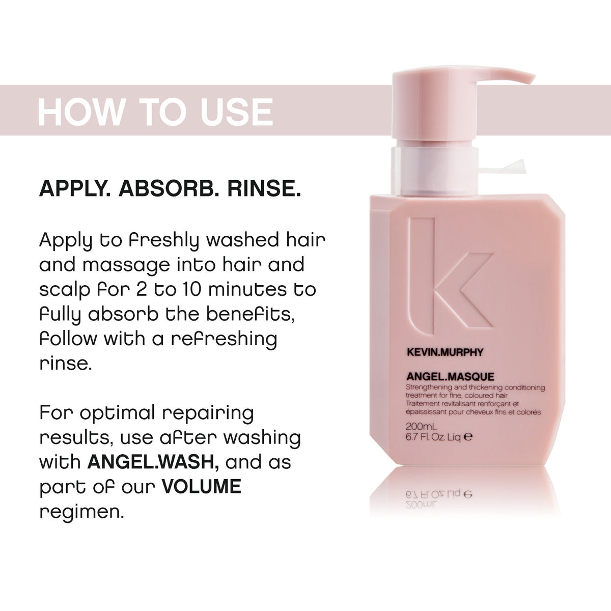 High quality kevin murphy angel masque for fine, coloured hair new